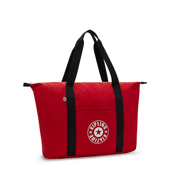 Kipling Art Medium Lite Toteväska Vinröda | SE 1444PJ